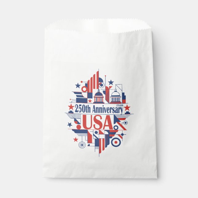 Amerikas 250. Jubiläum Geschenktütchen (Vorderseite)