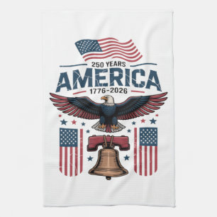 Amerikas 250. Jubiläum Geschirrtuch