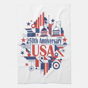 Amerikas 250. Jubiläum Geschirrtuch