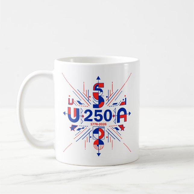 Amerikas 250. Jubiläum Kaffeetasse (Links)