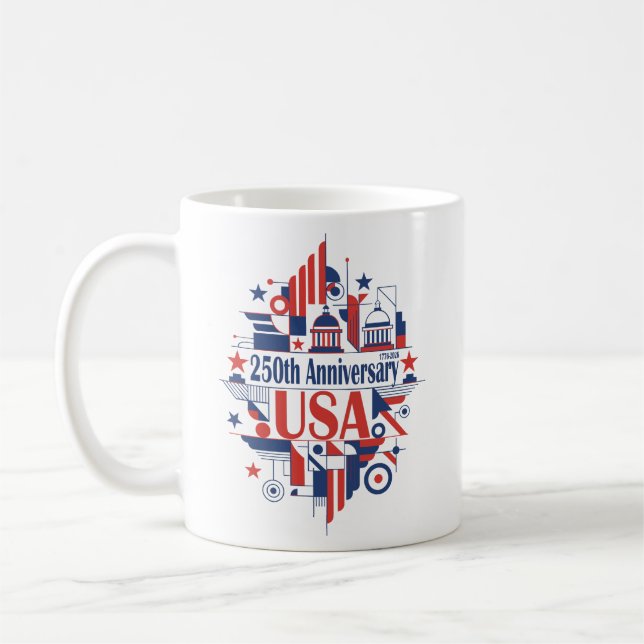 Amerikas 250. Jubiläum Kaffeetasse (Links)