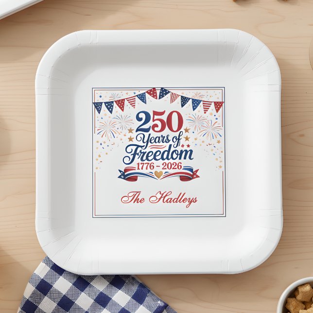 Amerikas 250. Jubiläum Pappteller (Von Creator hochgeladen)