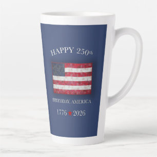 Amerikas 250. Jubiläum Patriotic 4. Juli Milchtasse