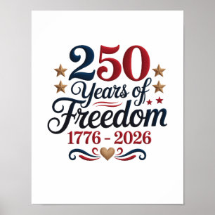 Amerikas 250. Jubiläum Poster