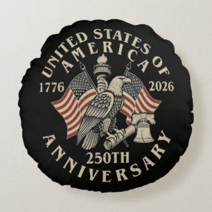 Amerikas 250. Jubiläum Rundes Kissen