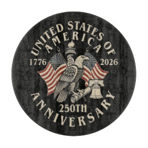 Amerikas 250. Jubiläum Schneidebrett