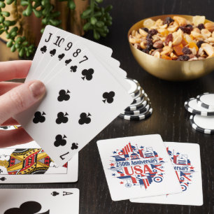 Amerikas 250. Jubiläum Spielkarten