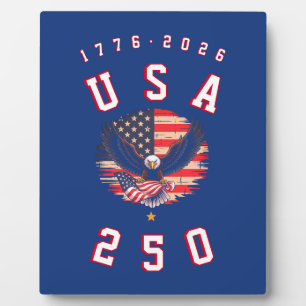 Amerikas 250. Jubiläum USA 250 1776 2026 Fotoplatte