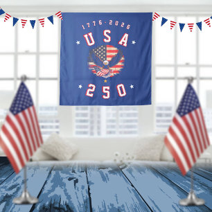 Amerikas 250. Jubiläum USA 250 1776 2026 Wandteppich