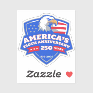 Amerikas 250. Jubiläums-Adler-Abzeichen Vinyl Aufkleber