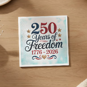 Amerikas 250. Jubiläums-Himmel Serviette