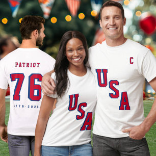 Amerikas 250. Jubiläums-USA-Hockeytrikot T-Shirt