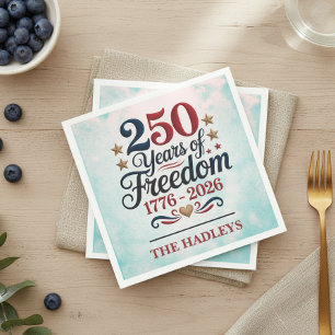 Amerikas 250. Jubiläumsname Sky Serviette