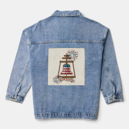 Amerikas 250. Riverside Raincross Jeansjacke