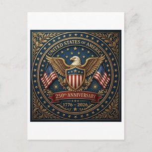 Amerikas 250. Version 3 Postkarte