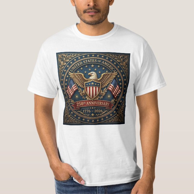 Amerikas 250. Version 3 T-Shirt (Vorderseite)