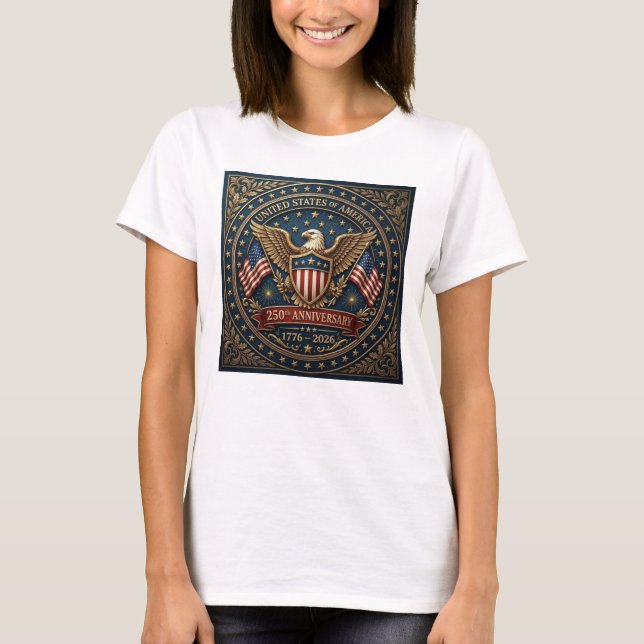Amerikas 250. Version 3 T-Shirt (Vorderseite)