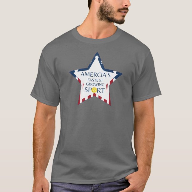 Amerikas am schnellsten wachsendes Sport-Picklebal T-Shirt (Vorderseite)
