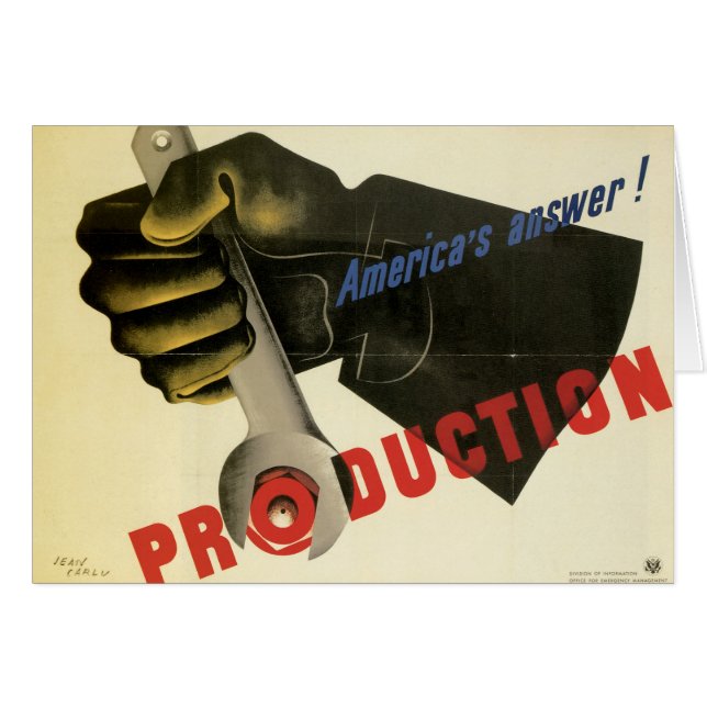 Amerikas Antwort! Produktion (Vorderseite (Horizontal))