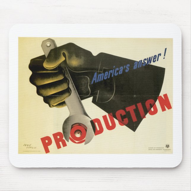 Amerikas Antwort! Produktion Mousepad (Vorne)