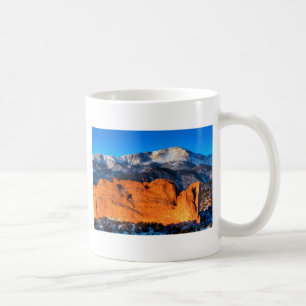 Amerikas Berg am Sonnenaufgang Kaffeetasse