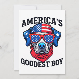 Amerikas bester Junge Hund Einladung