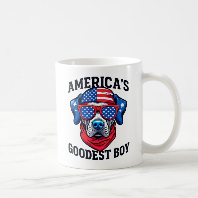 Amerikas bester Junge Hund Kaffeetasse (Rechts)