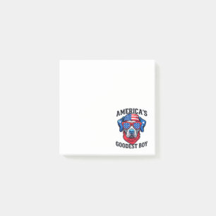 Amerikas bester Junge Hund Post-it Klebezettel