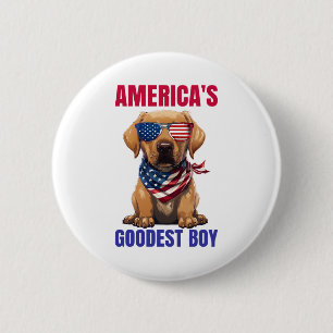 Amerikas bester Labrador Button