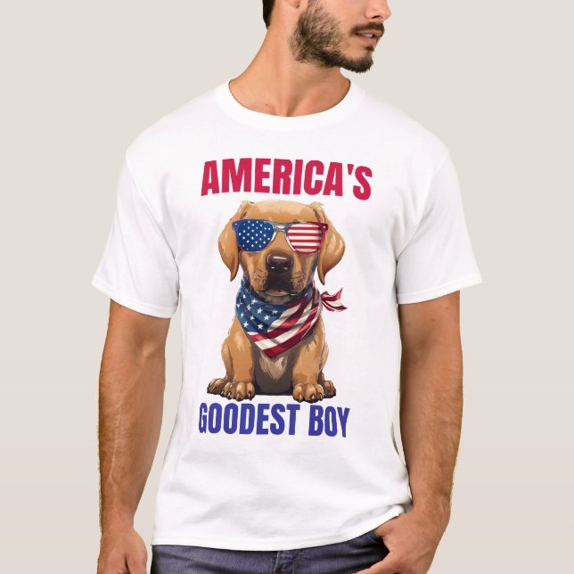 Amerikas bester Labrador T-Shirt (Vorderseite)