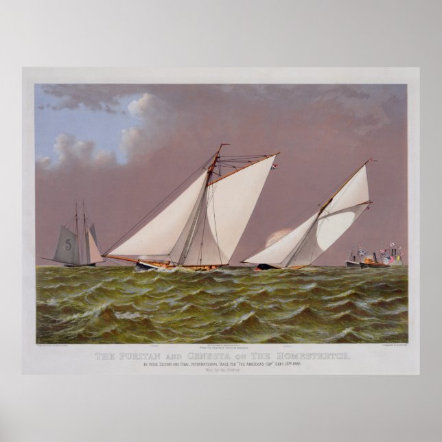 Amerikas Cup Poster (Vorne)