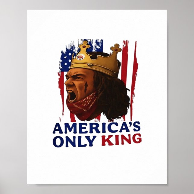 Amerikas einziger König Poster (Vorne)