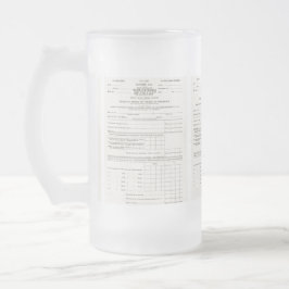 Amerikas erste Tasse zur Einkommensteuer auf Glass