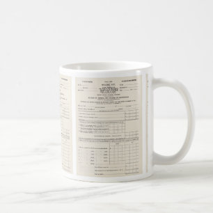 Amerikas erste Tasse zur Einkommensteuer auf Glass