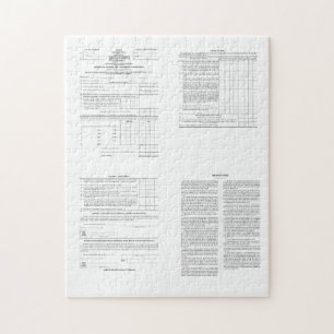 Amerikas erstes Einkommensteuerformular 1040 aus d