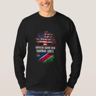 Amerikas Erwachsenenalter mit namibischer Roots-US T-Shirt