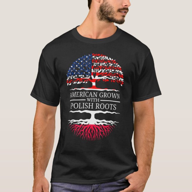 Amerikas Erwachsenenalter mit polnischen Wurzeln U T-Shirt (Vorderseite)