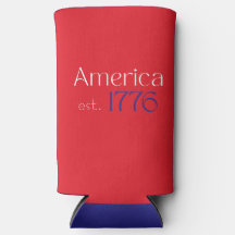 Amerikas est 1776 Typografie 4. Juli Rot
