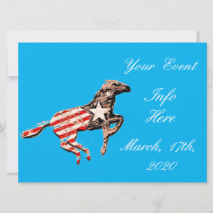 Amerikas Flaggenpferd läuft Thunder_Cove