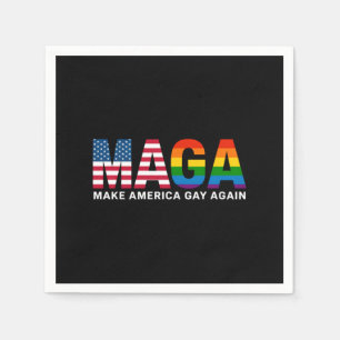 Amerikas Gay-Out-Gay Pride 2025 LGBTQ++ Serviette