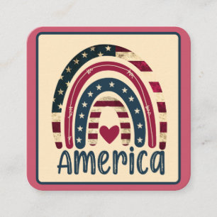 Amerikas Glück Begleitkarte