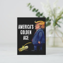 Amerikas goldenes Zeitalter Postkarte