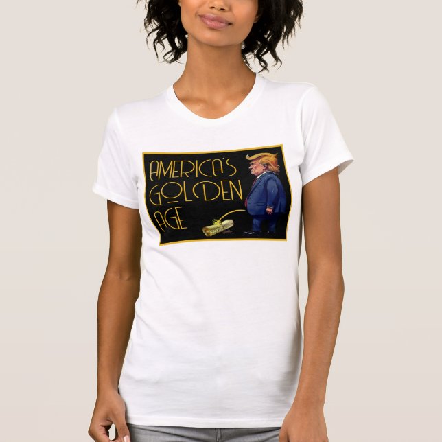 Amerikas goldenes Zeitalter T-Shirt (Vorderseite)