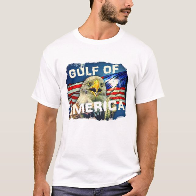Amerikas Golf mit Stolz zu tragen T-Shirt (Vorderseite)