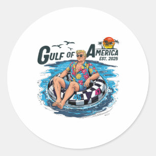 Amerikas Golf nach 2025 - Der sonnige Trump Runder Aufkleber