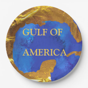 Amerikas Golf Pappteller