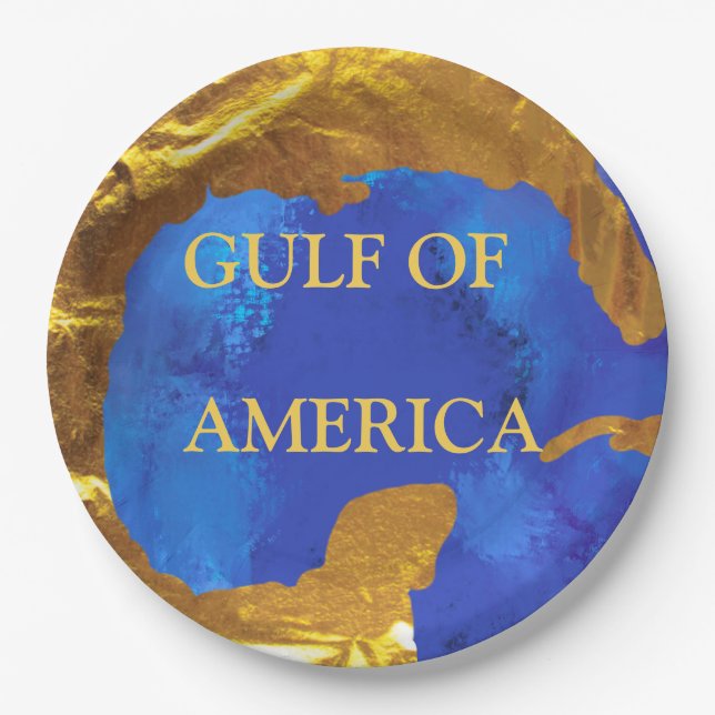 Amerikas Golf Pappteller (Vorderseite)