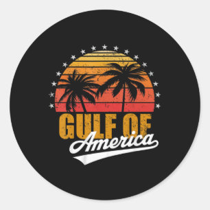 Amerikas Golf-Trump-Mexiko-Amerikaner Runder Aufkleber
