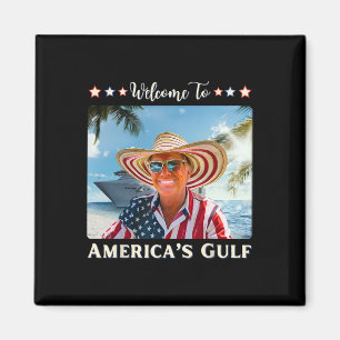 Amerikas Golf Trump Sombrero Mexiko - Amerikanisch Magnet