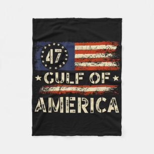 Amerikas Golf Vintage amerikanische Flagge Golf Me Fleecedecke